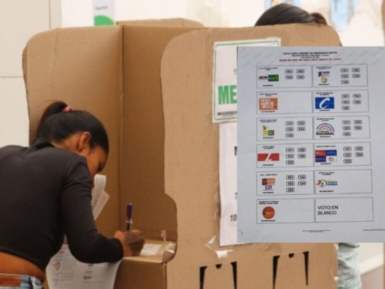 Así quedó la tarjeta electoral para la Cámara por Caldas Orden de las 11 listas